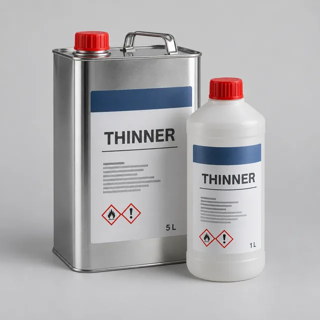 Thinner solvente para pintura e acabamento